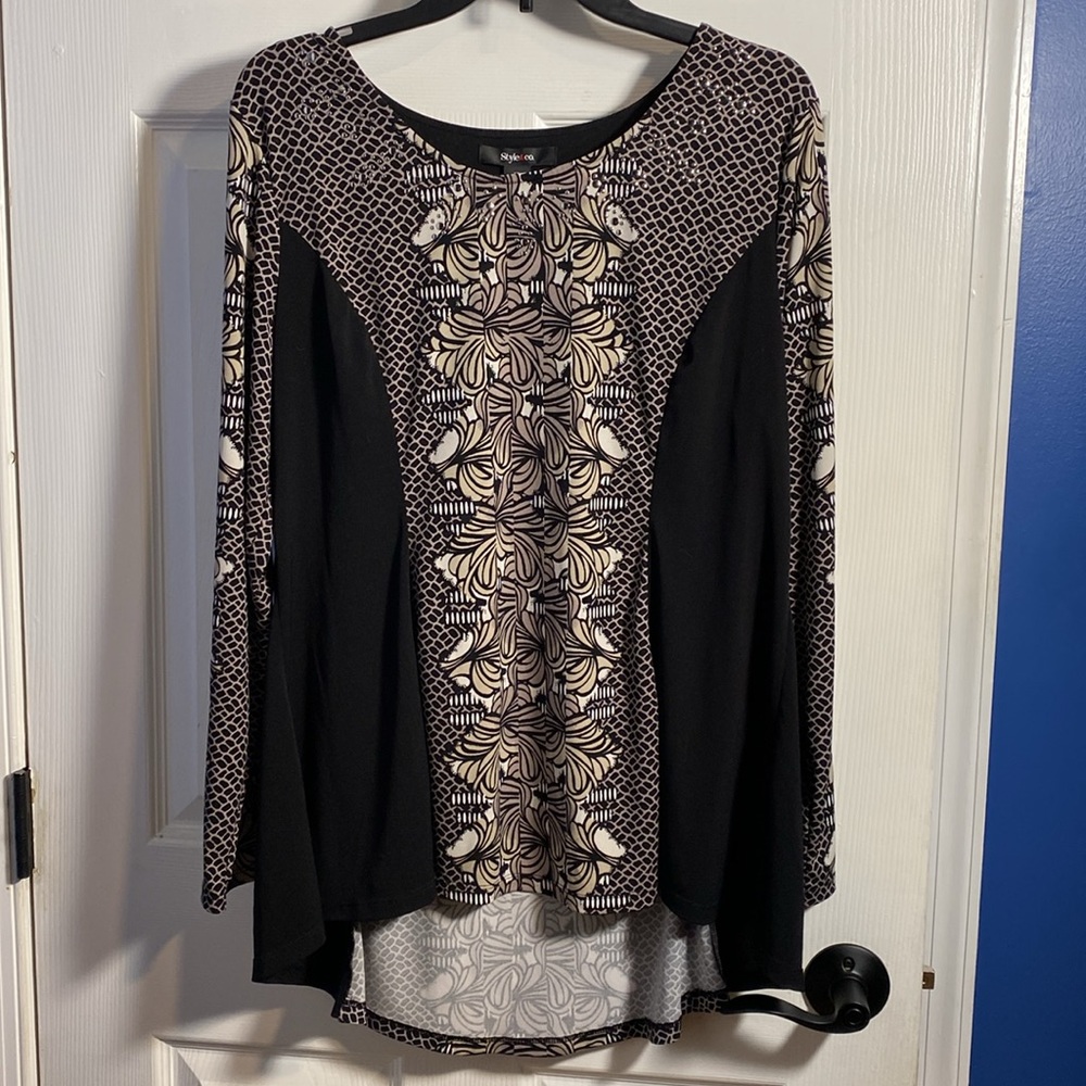 Style & Co Printed Tunic XL